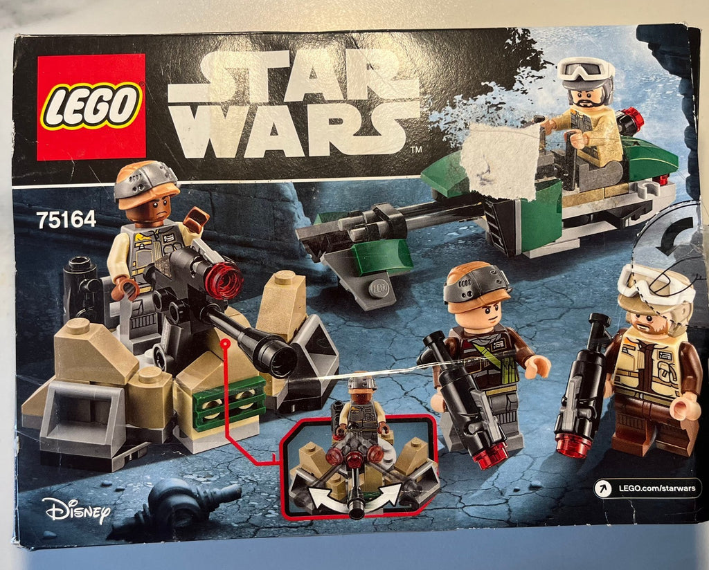 LEGO Star Wars 75164 Rebel Trooper Battle Pack incomplet