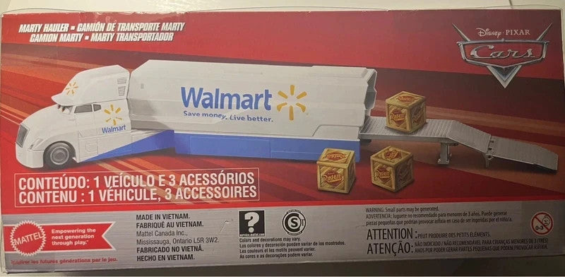 Camion Walmart Cars Disney Pixar Rare Neuf Sous Blister Import USA
