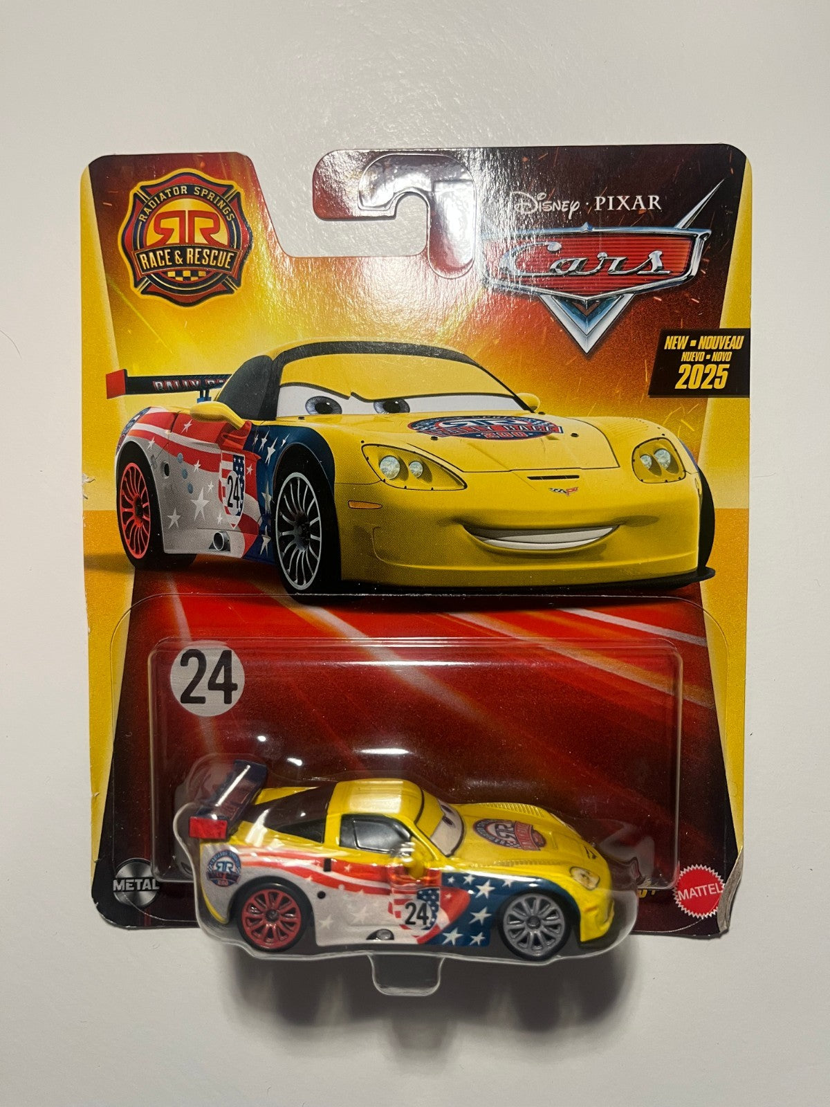Voiture Cars Disney Pixar Jeff Gorvette "Race and Rescue"