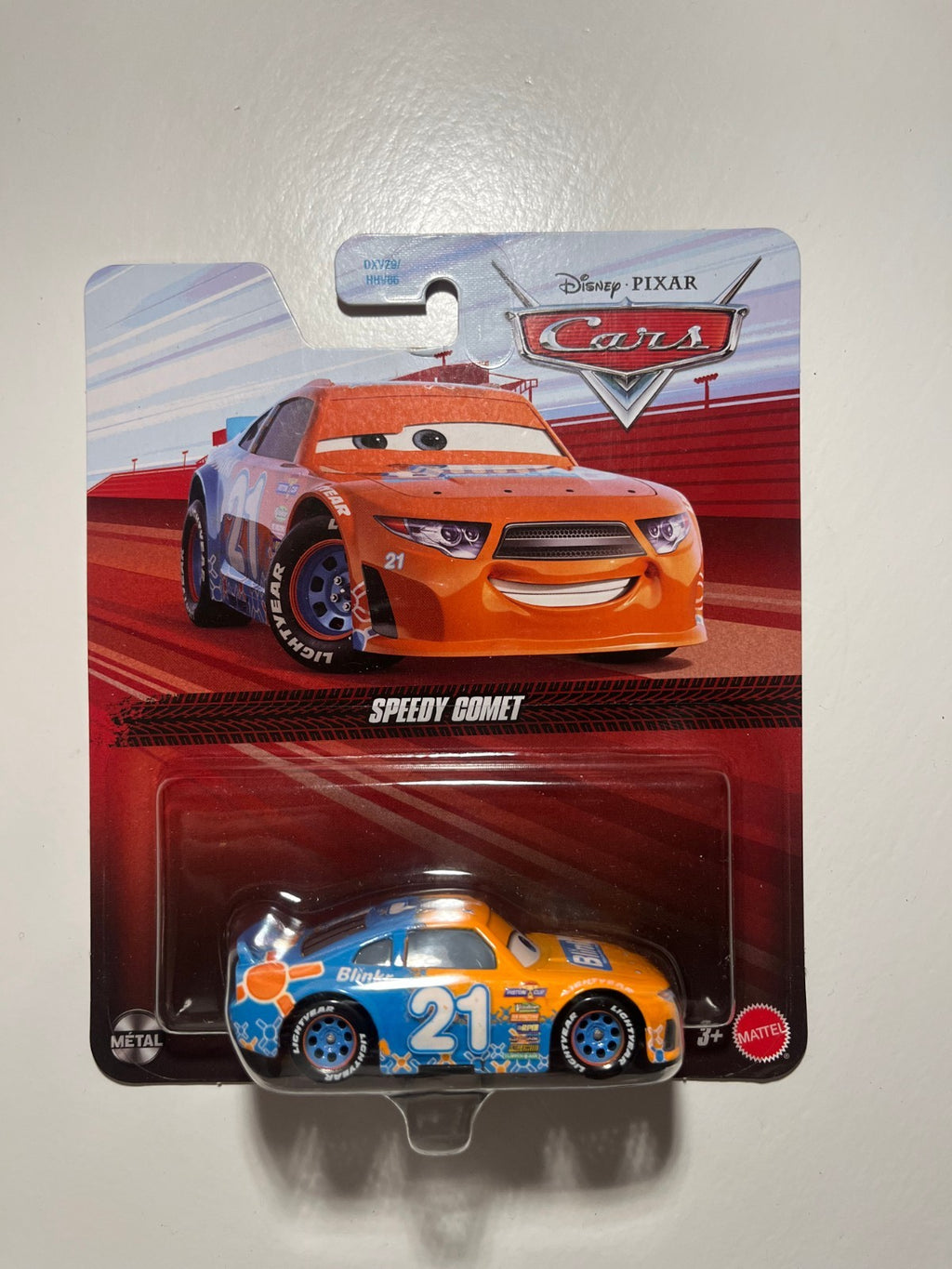 Voiture Cars Disney Pixar Speedy Comets Rare Neuve Sous Blister Import USA