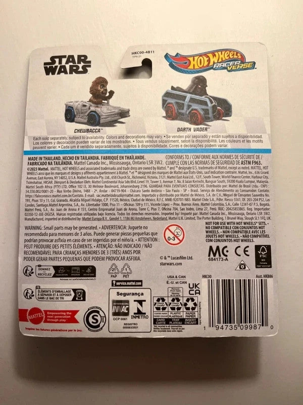 Voiture Hot Wheels Racer Verse - Darth Vader