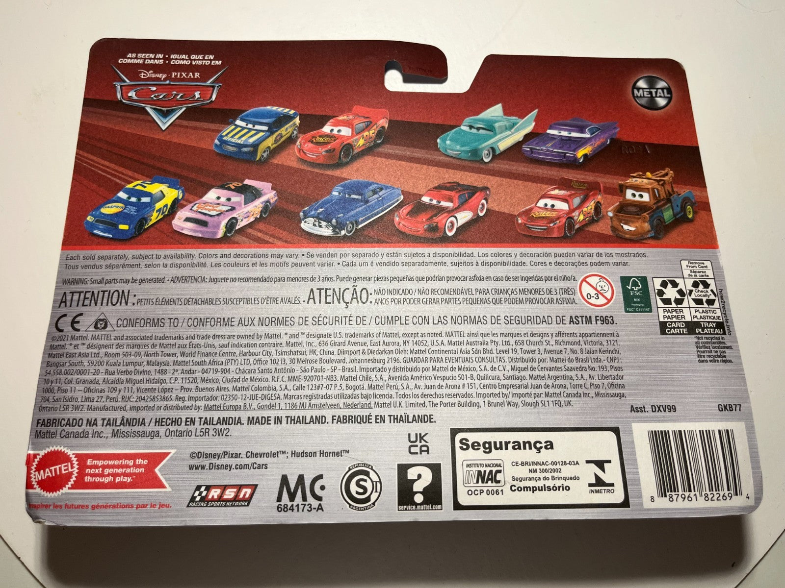 Coffret 2 Voitures Cars Disney Pixar Mia + Tia