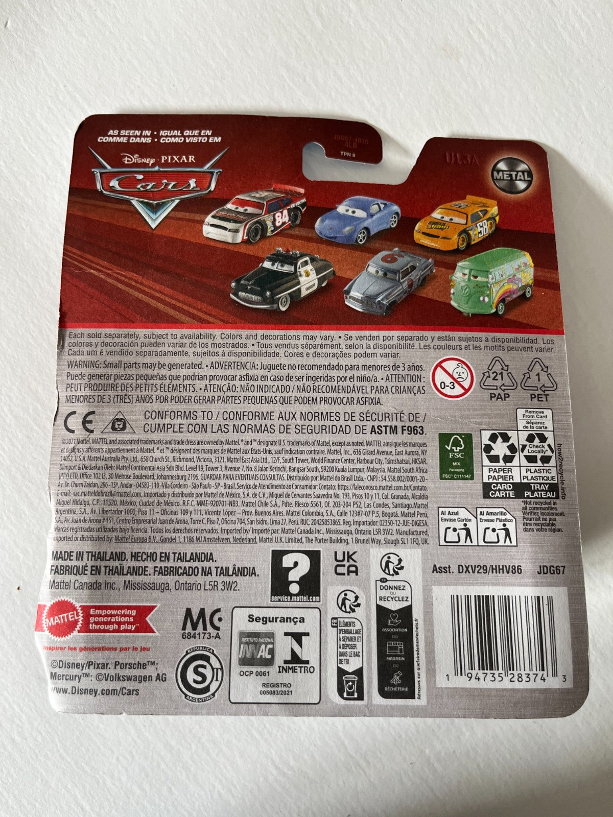 Voiture Cars Disney Pixar Floyd Mulvihill