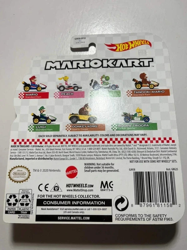 Voiture Hot Wheels Mario Kart - Peach - P-Wing