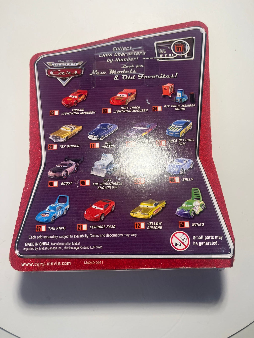Voiture Cars Disney Pixar Tom