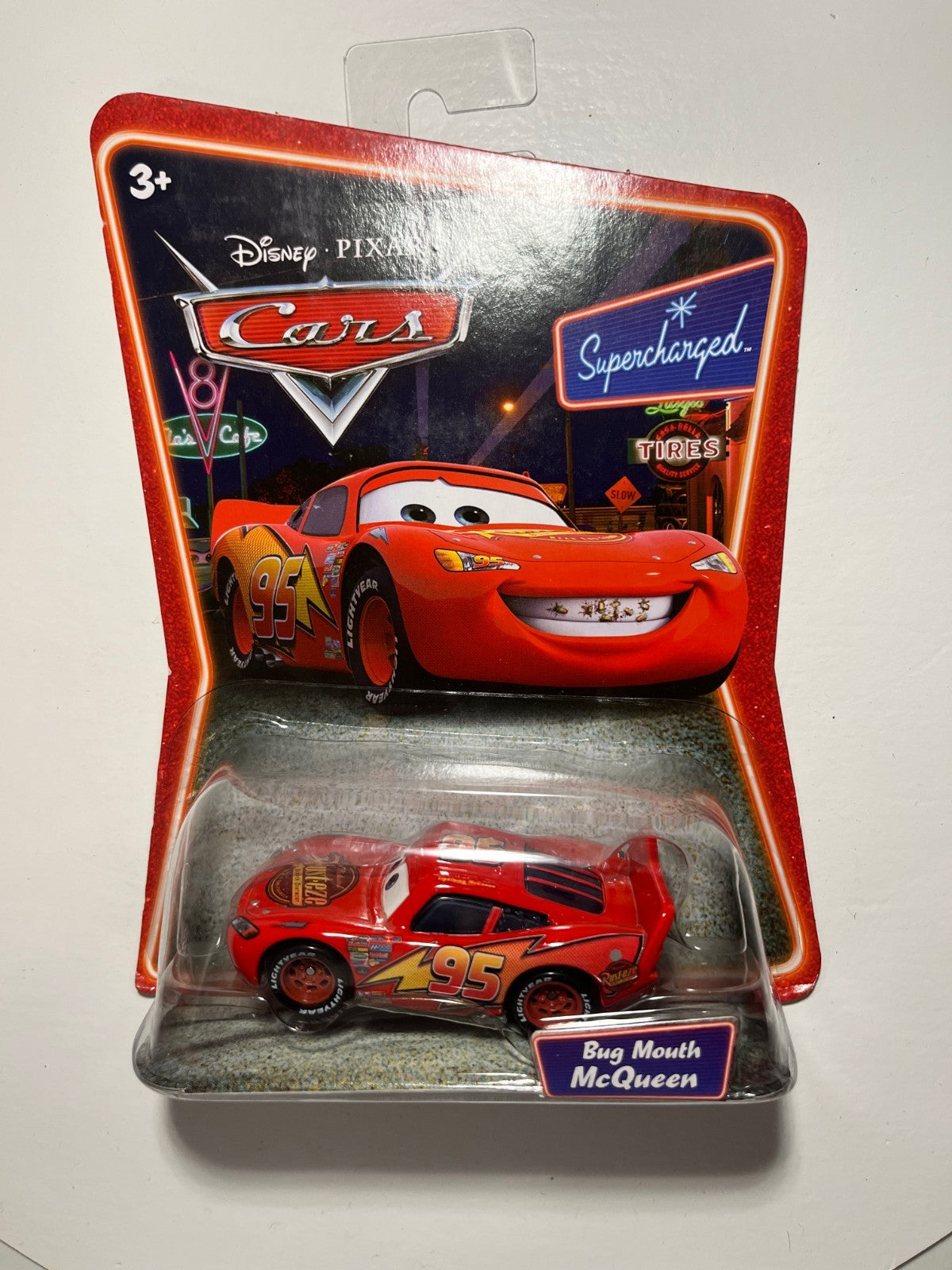 Voiture Cars Disney Pixar Flash Mcqueen bug mouth