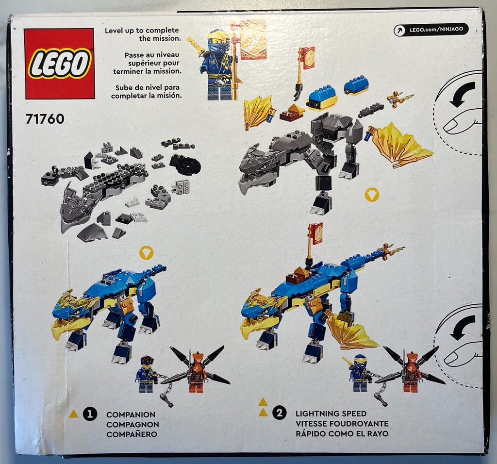 LEGO Ninjago 71660 Jay’s Thunder Dragon EVO neuf scellé