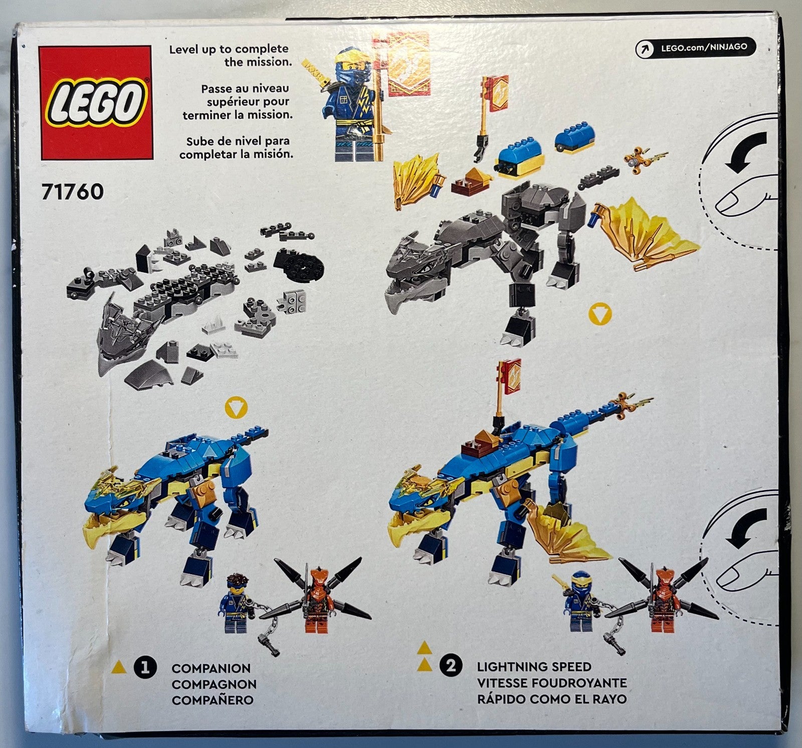 LEGO Ninjago 71660 Jay’s Thunder Dragon EVO neuf scellé