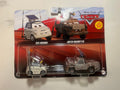 Coffret 2 voitures Cars Disney Pixar Ken Enginoki + Justin Roadritter