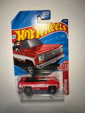 Hot Wheels ’75 Chevy Blazer Custom Red Edition 12/12 Target Exclusive