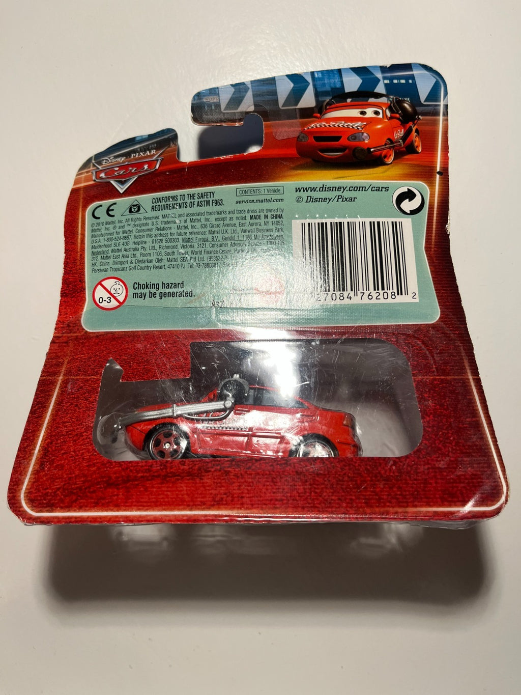 Voiture Cars Disney Pixar Roman Dunes avec des yeux lenticulaires