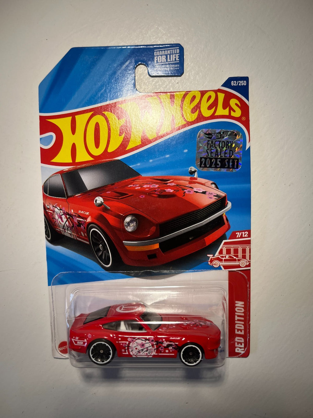 Hot Wheels Red Edition – Datsun 240Z (2025 Factory Sealed)
