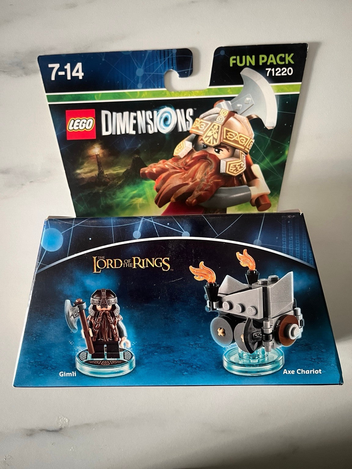 LEGO Dimensions Gimli 71220 Seigneur des Anneaux Fun Pack
