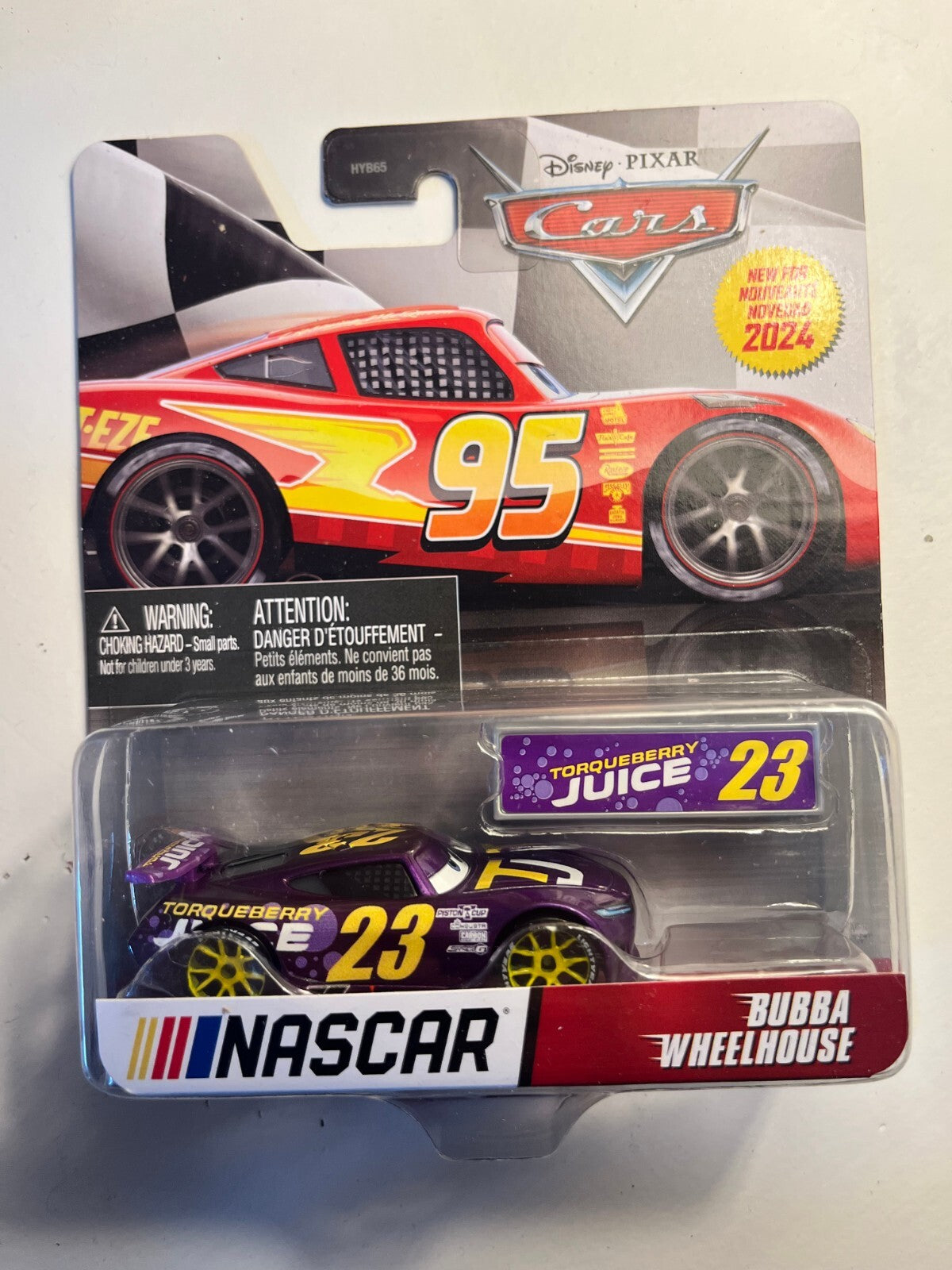 Voiture Cars Disney Pixar Bubba Wheelhouse NASCAR (rare)