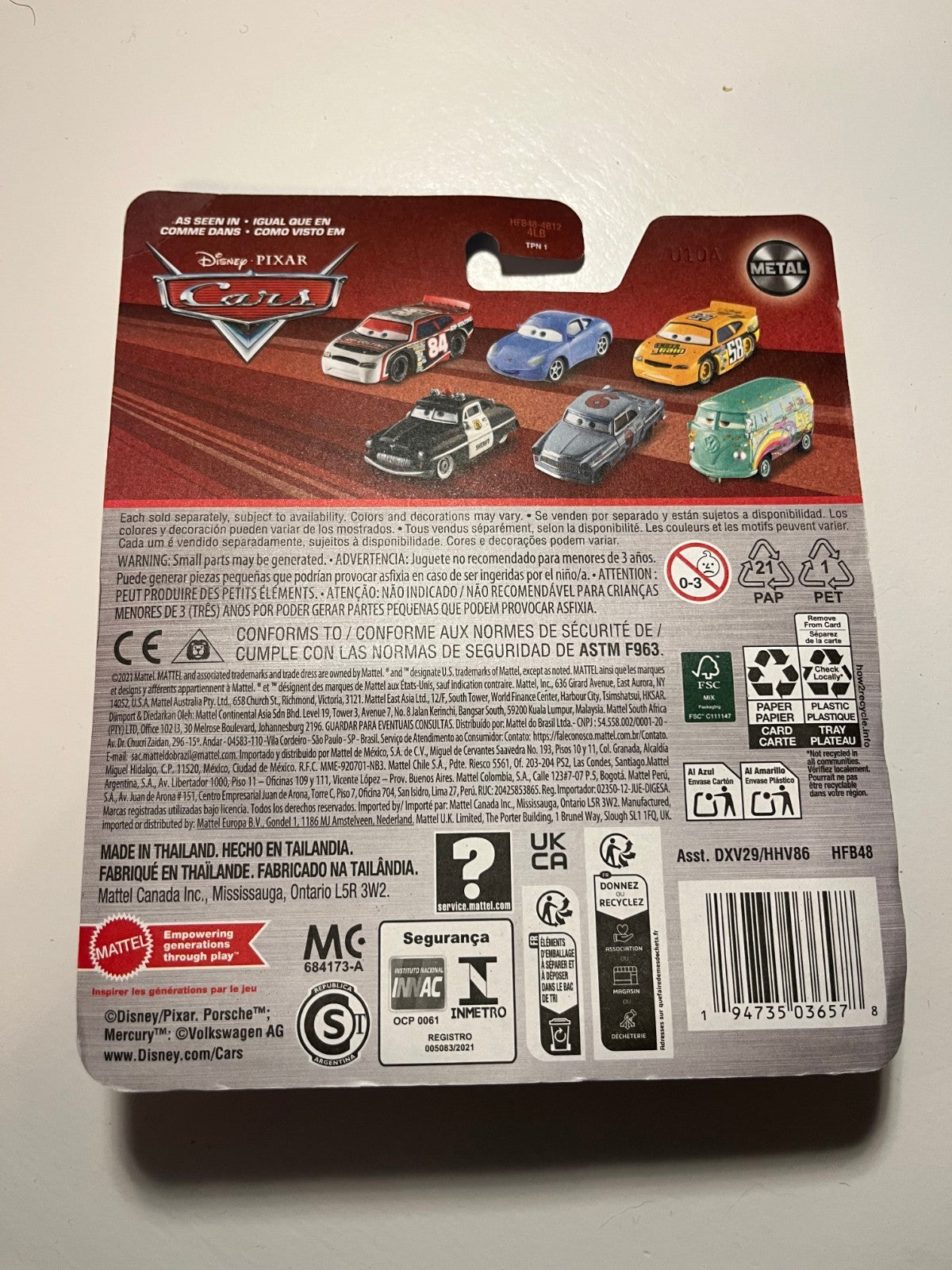 Voiture Cars Disney Pixar Donna Pits