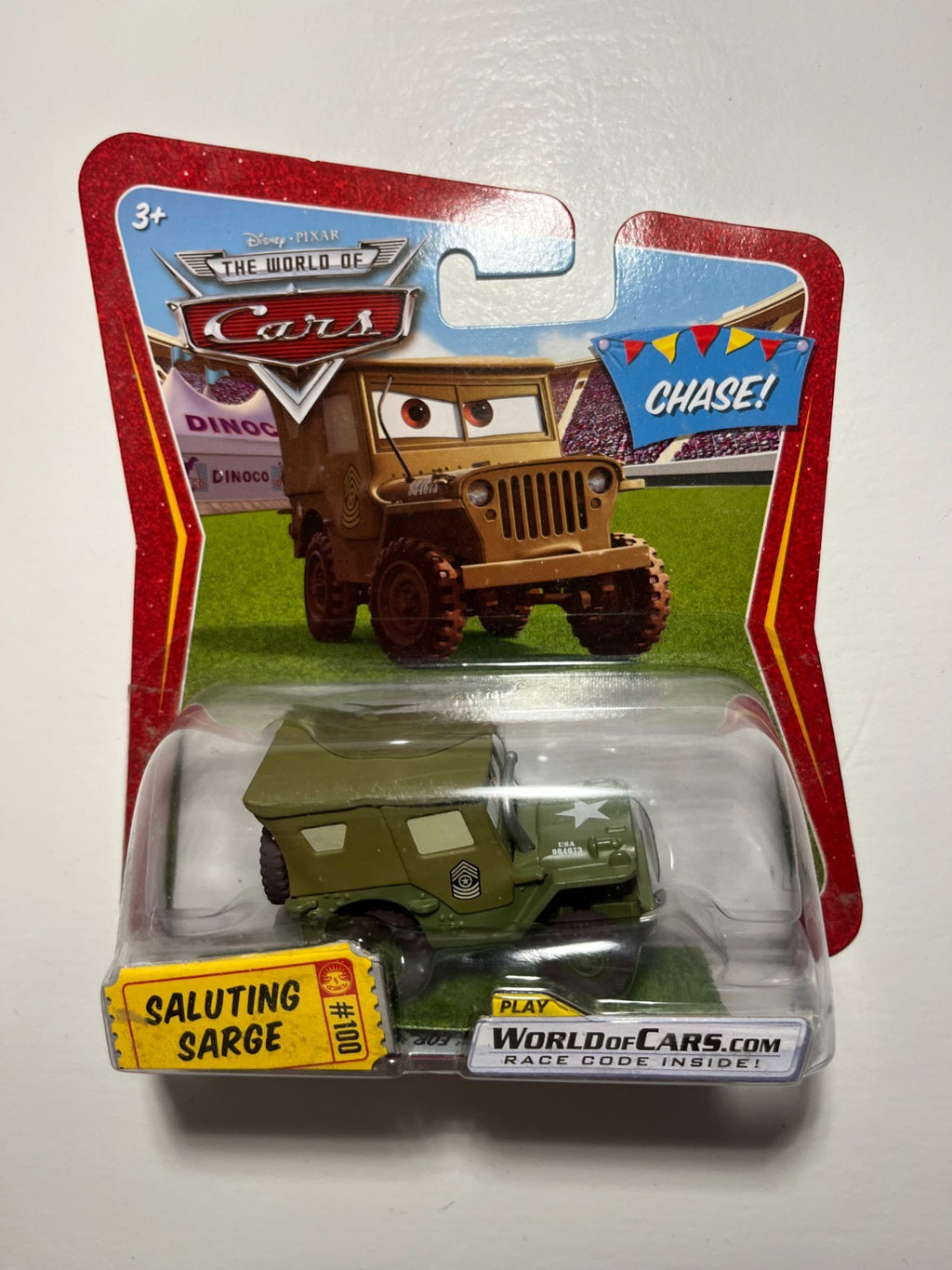 Voiture Cars Disney Pixar Sergent Saluting