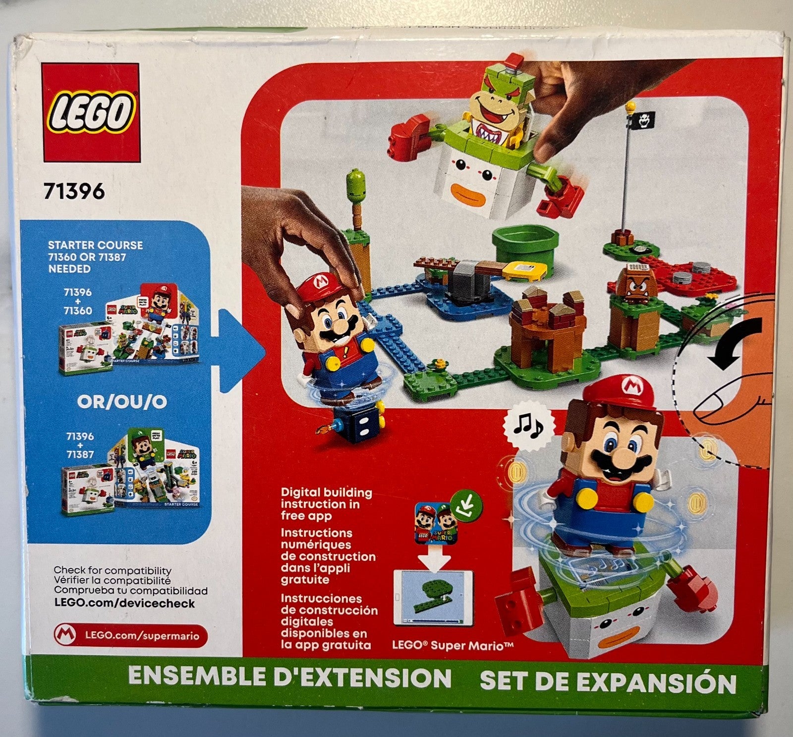 LEGO Super Mario 71396 Bowser Jr Clown Car neuf scellé