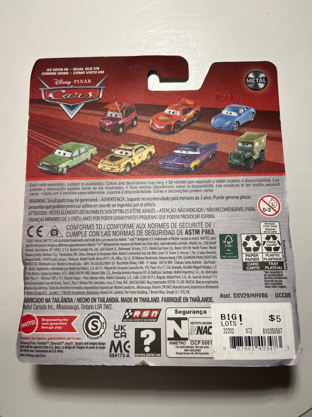 Voiture Cars Disney Pixar Dave Alternator