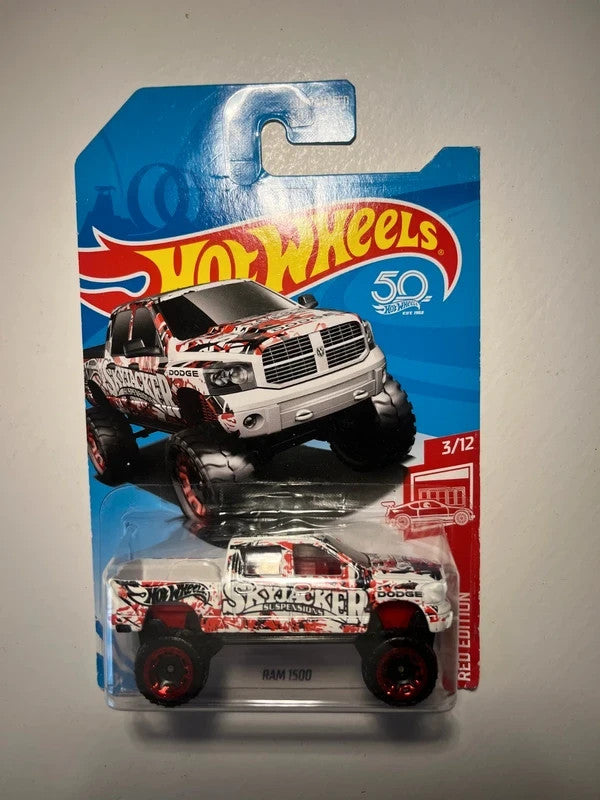 Hot Wheels Dodge RAM 1500 Red Edition 3/12 Target Exclusive
