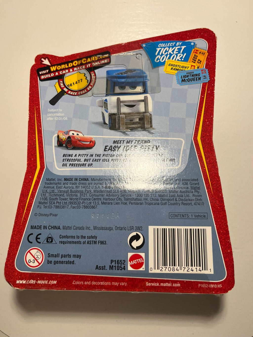 Voiture Cars Disney Pixar Chuki