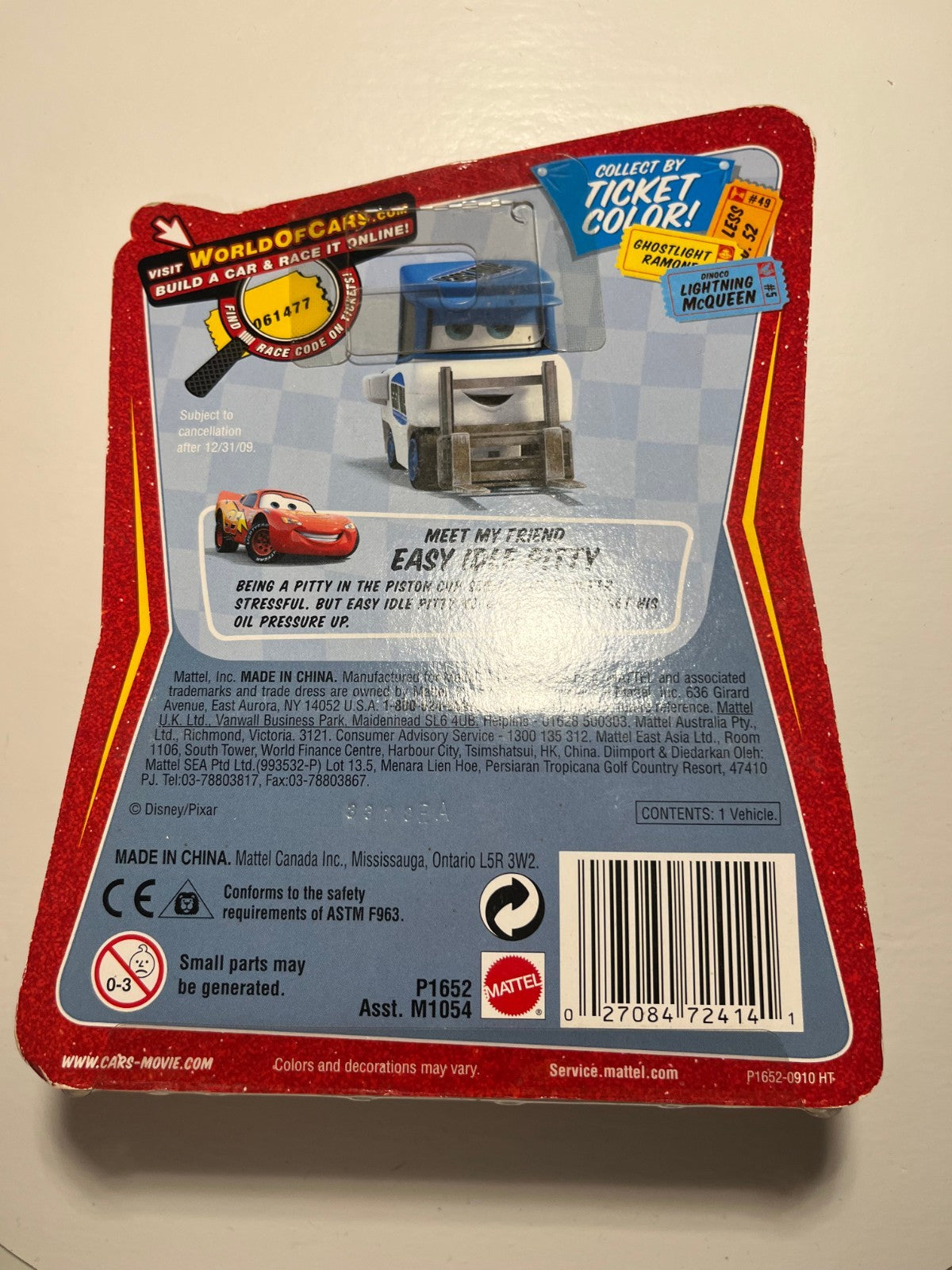 Voiture Cars Disney Pixar Chuki
