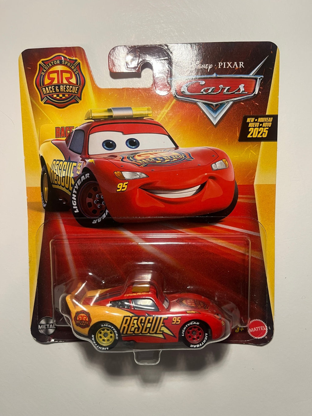 Voiture Cars Disney Pixar Flash Mcqueen "Race and Rescue"