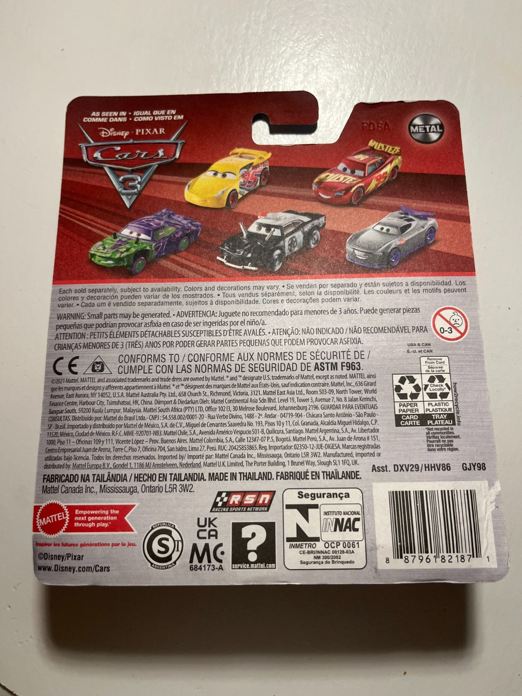 Kurt with Bug Teeth – version rare Disney Pixar Cars