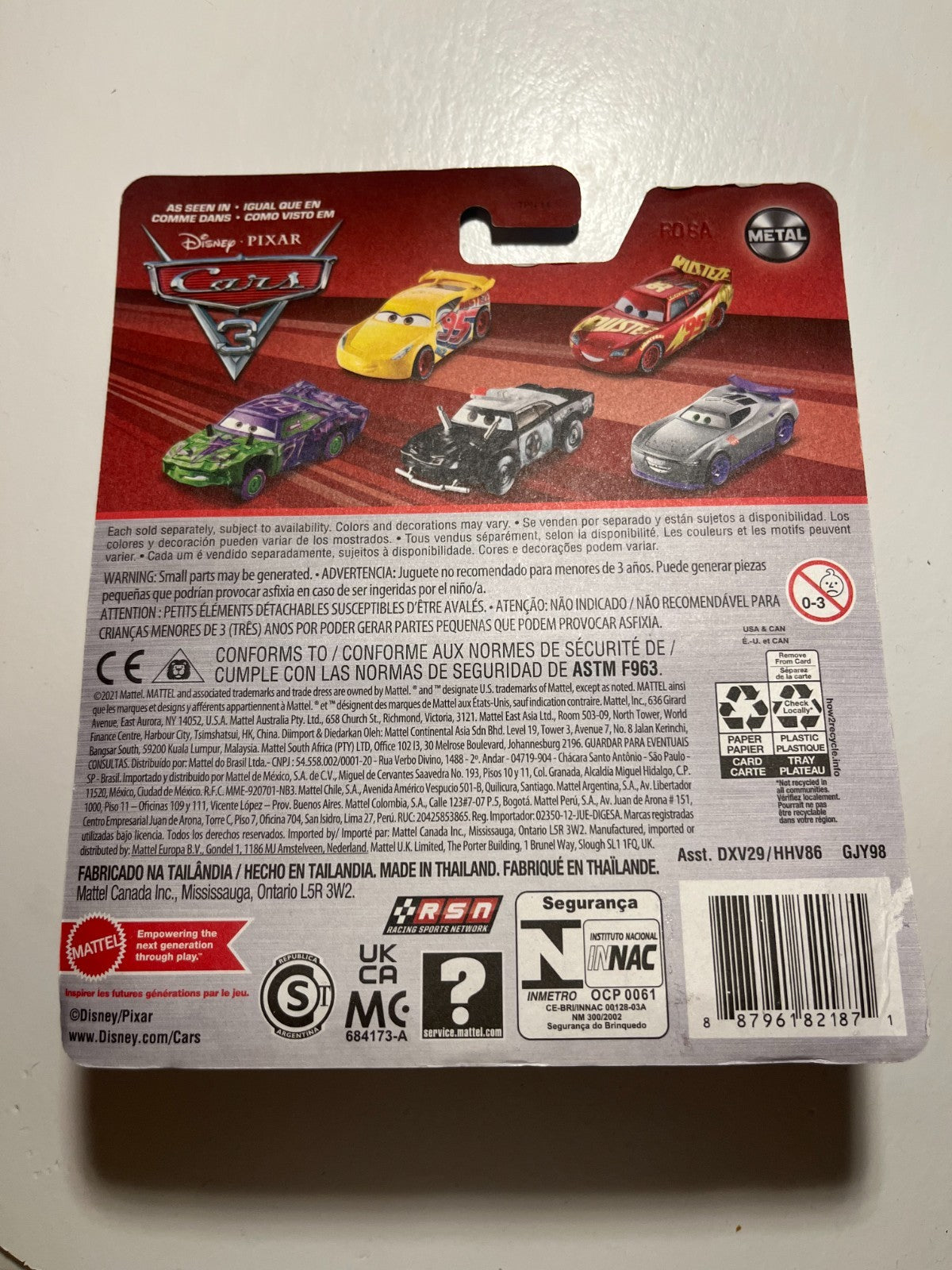 Kurt with Bug Teeth – version rare Disney Pixar Cars