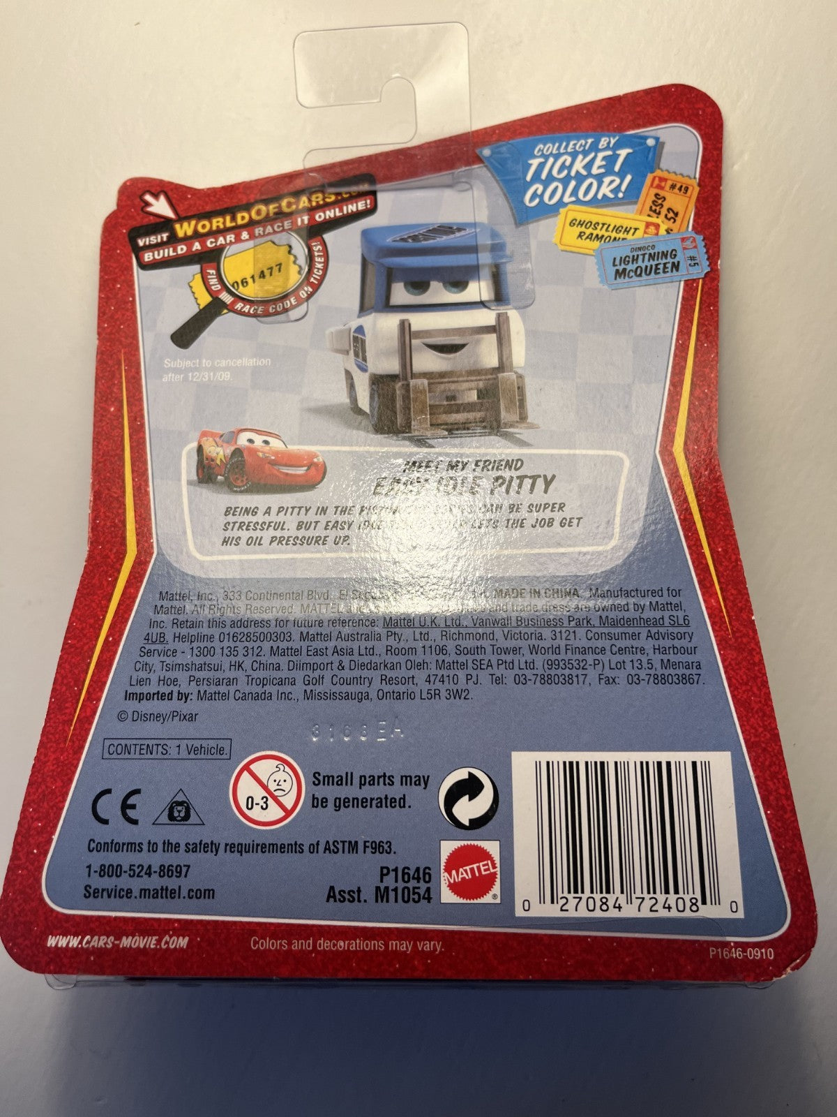 Voiture Cars Disney Pixar Hank "Halloween" Murphy