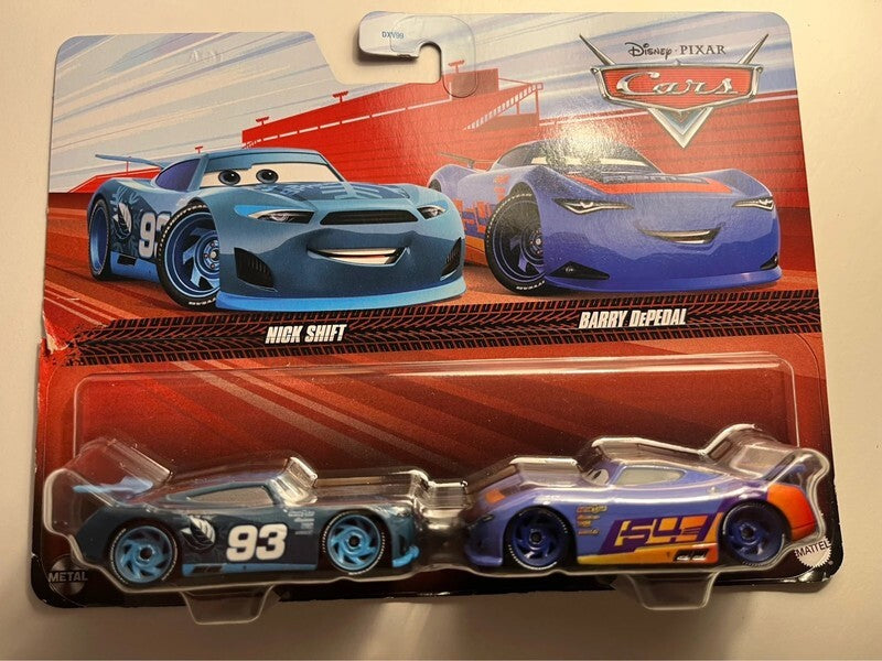 Coffret 2 voitures Cars Disney Pixar (rare)