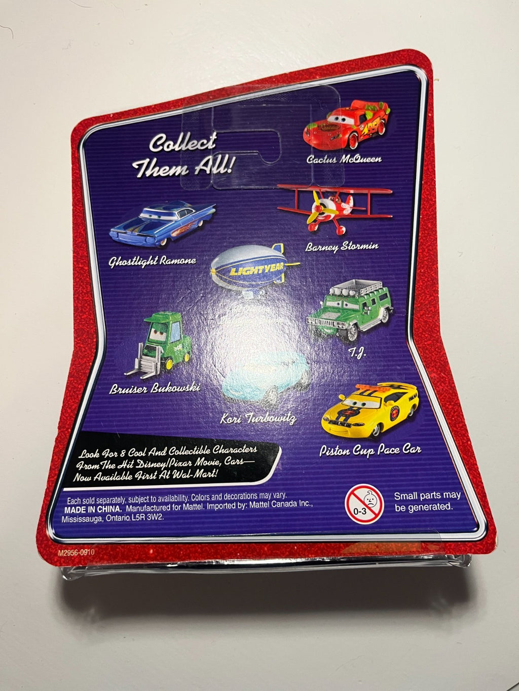 Voiture Cars Disney Pixar TJ Rare Import USA Neuve Sous Bli