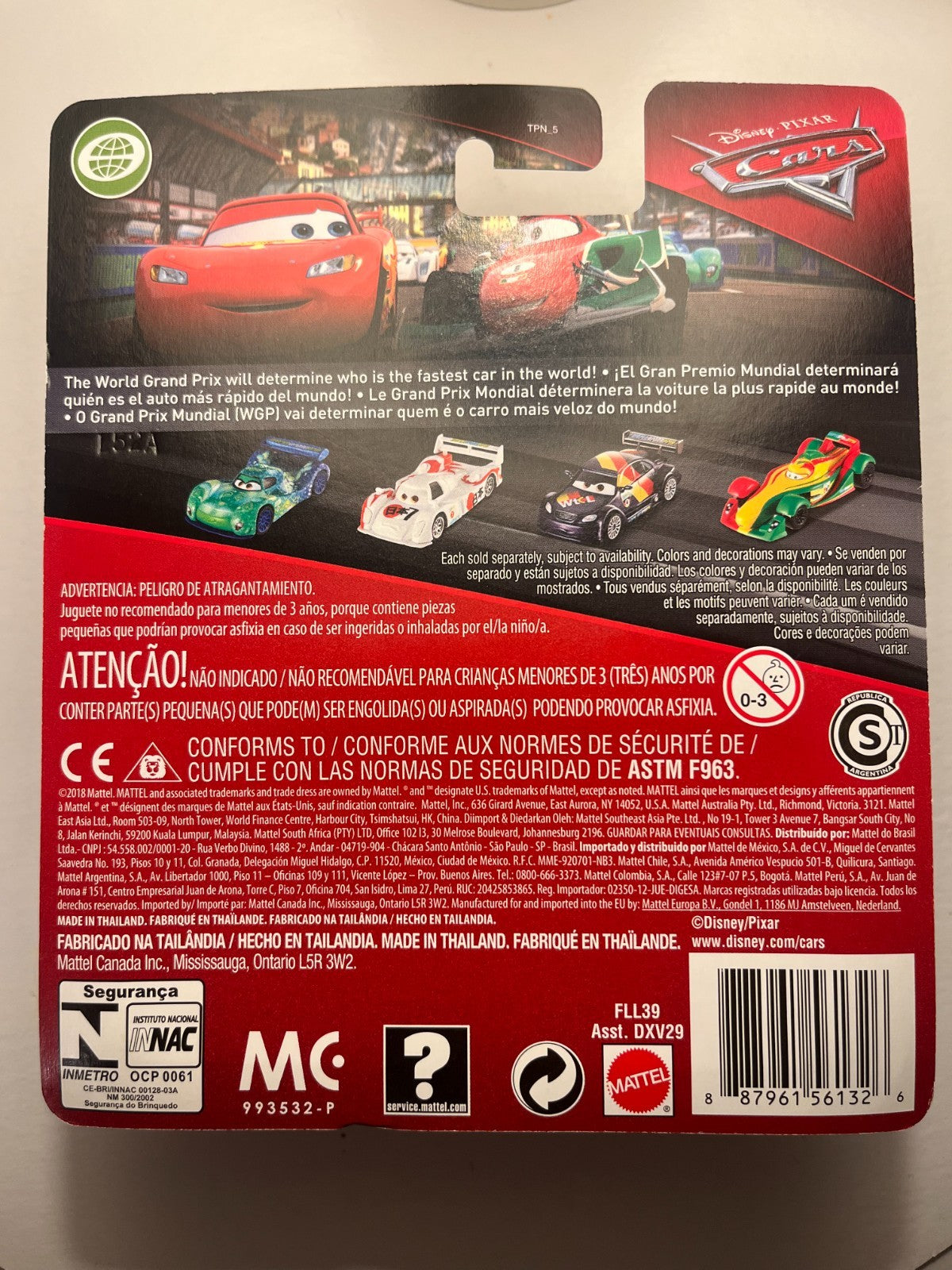 Adam Sparke – version rare de la gamme Disney Pixar Cars