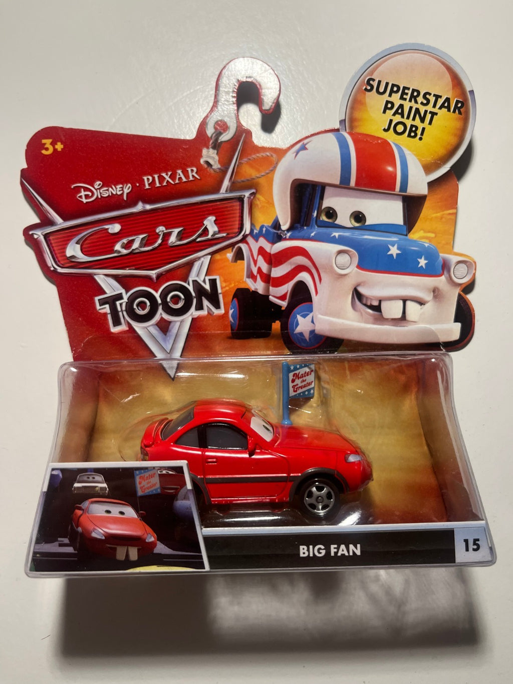 Voiture Cars Disney Pixar Big Fan