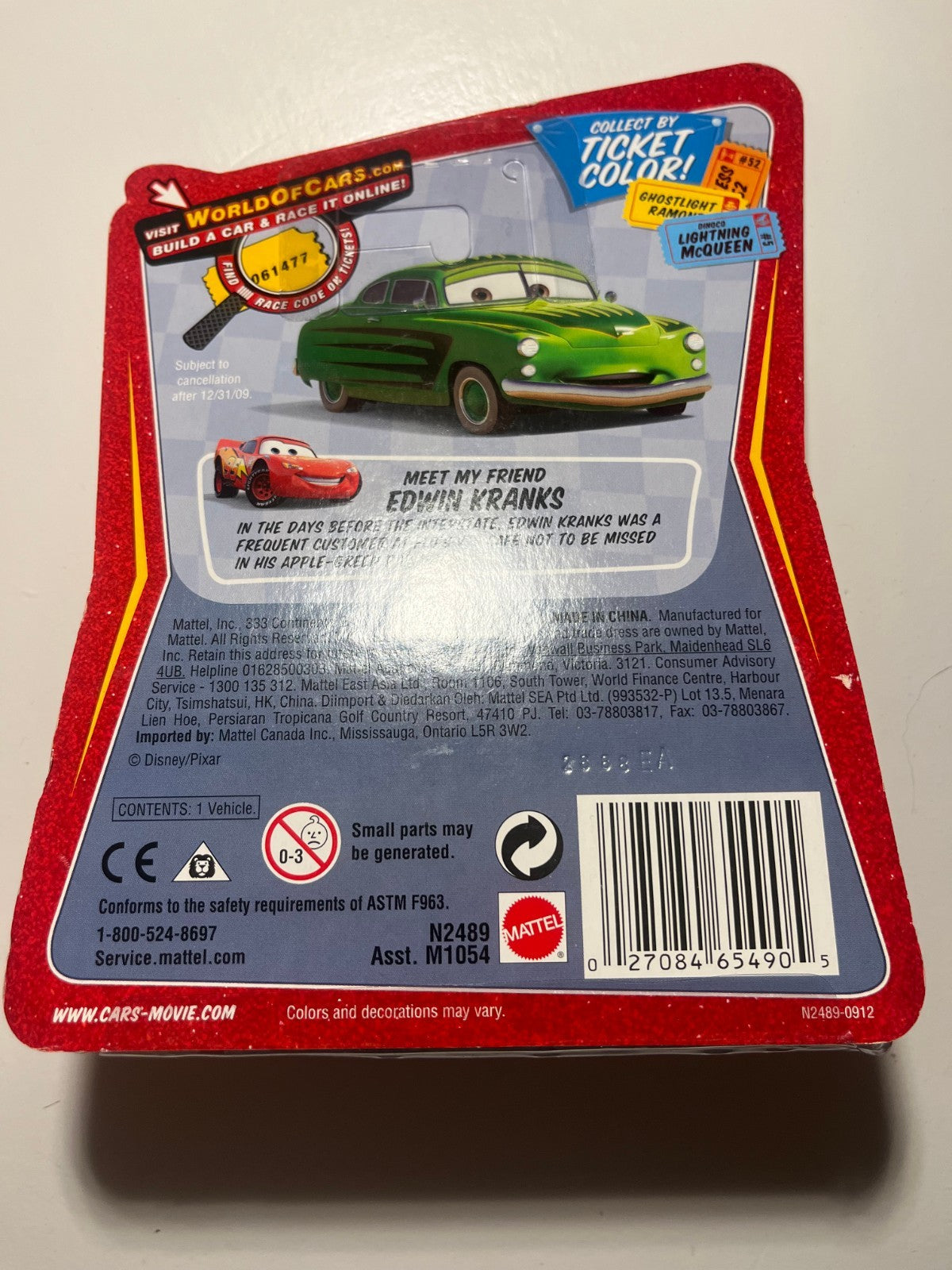 Voiture Cars Disney Pixar Chief RPM