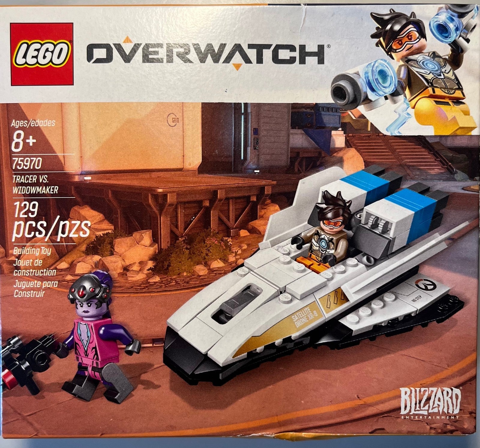 LEGO Overwatch 75970 Tracer vs Widowmaker incomplet sans figurines
