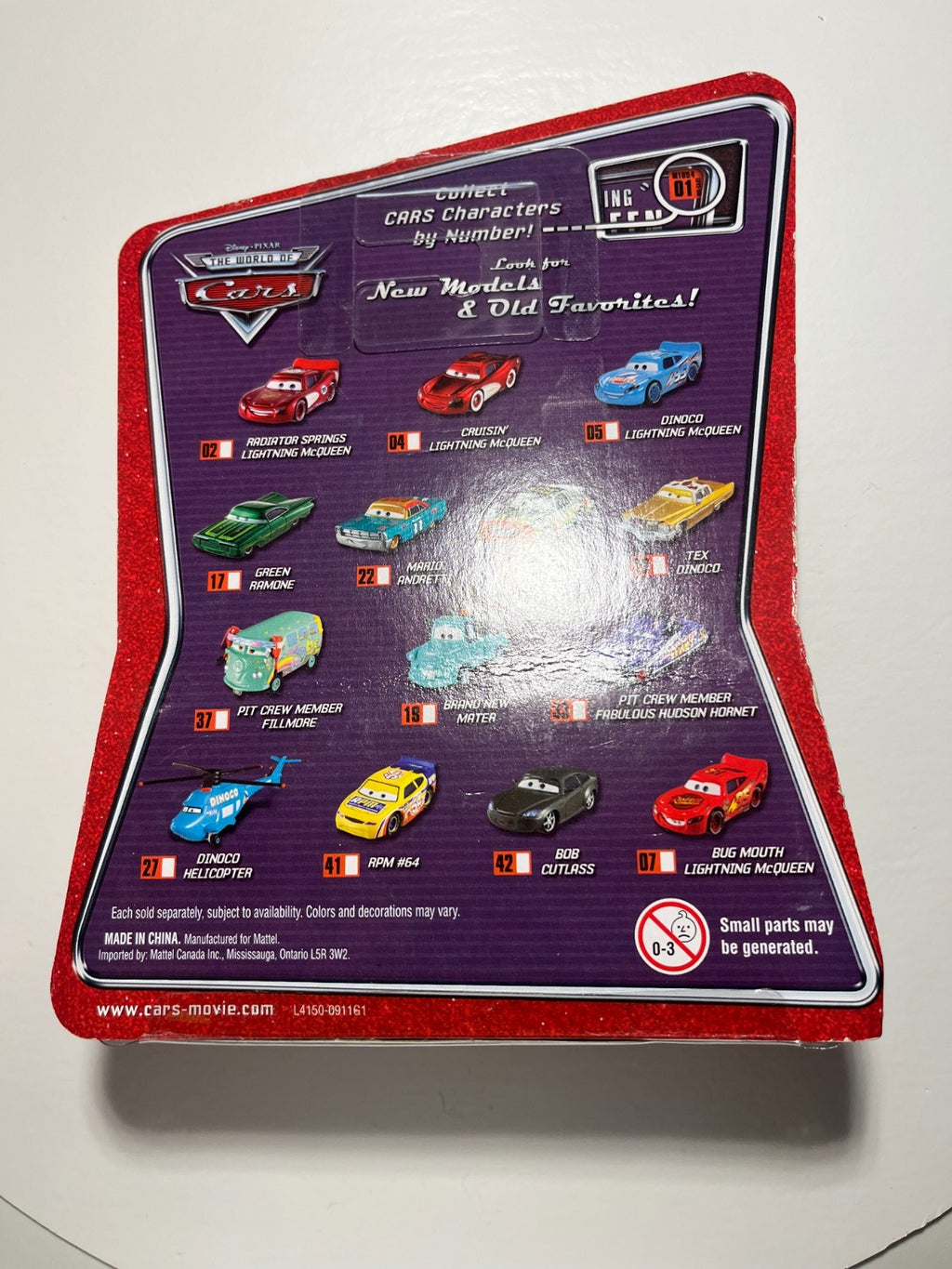 Voiture Cars Disney Pixar Darrell Cartrip