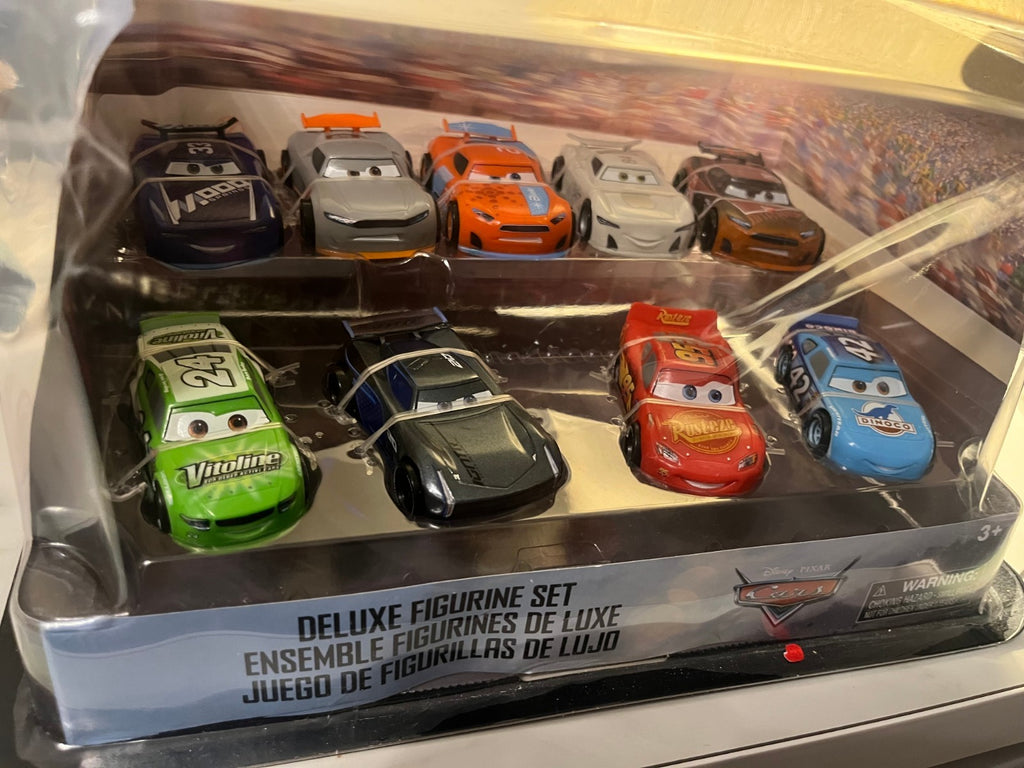 Coffret 9 Voitures Cars Disney Pixar Rare Import USA Neuf – Deluxe Figurine Set