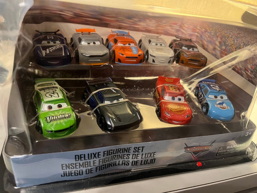 Coffret 9 Voitures Cars Disney Pixar Rare Import USA Neuf – Deluxe Figurine Set