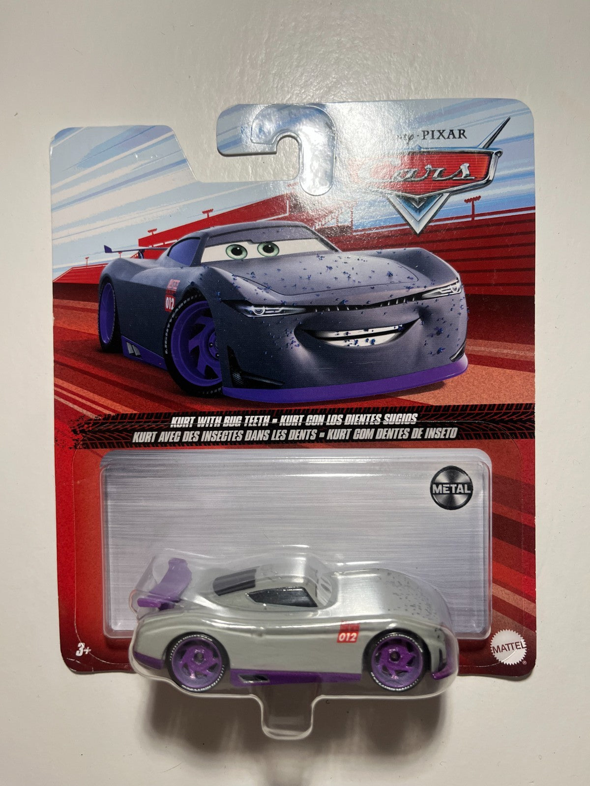 Kurt with Bug Teeth – version rare Disney Pixar Cars