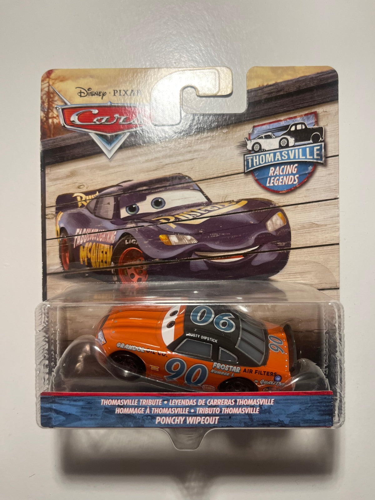 Voiture Cars Disney Pixar Ponchy Wipeout Thomasville (rare)