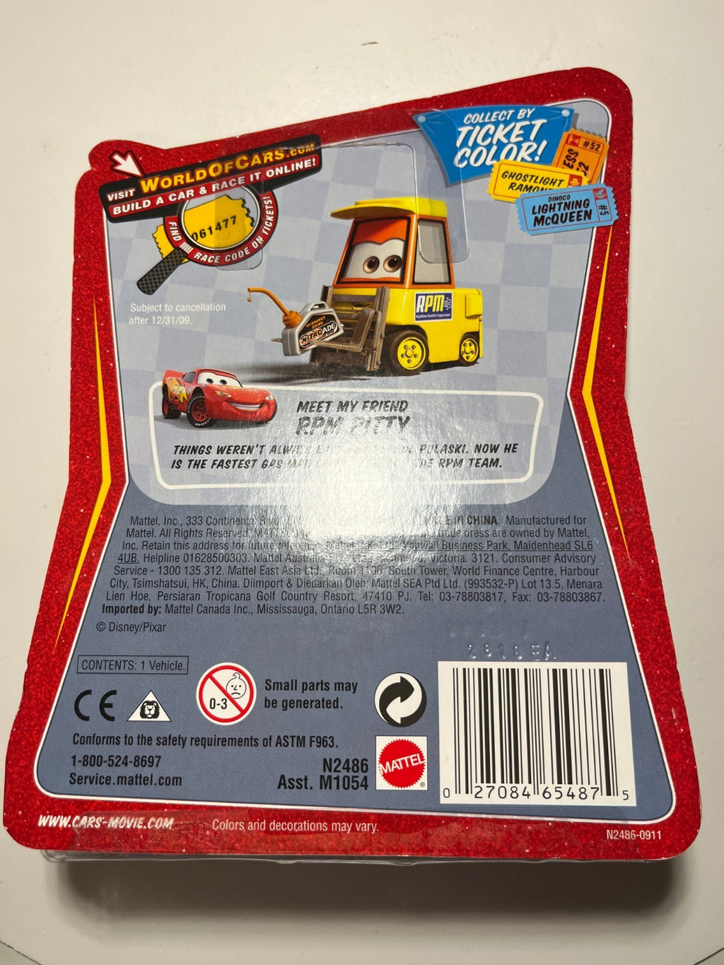 Voiture Cars Disney Pixar Edwin Kranks