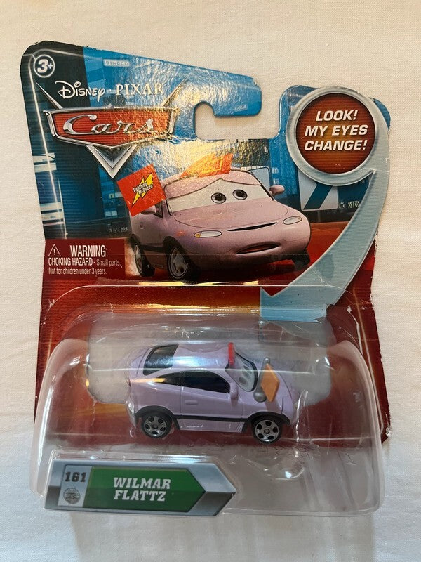 Voiture Cars Disney Pixar Wilmar Flattz avec yeux lenticulaires (rare)