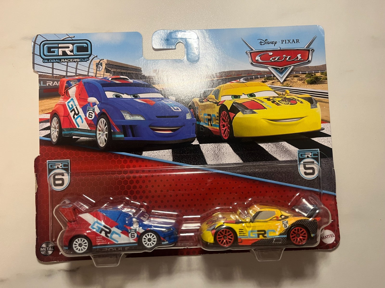 Coffret 2 Voitures Cars Disney Pixar Raoul Caroule + Miguel Camino GRC