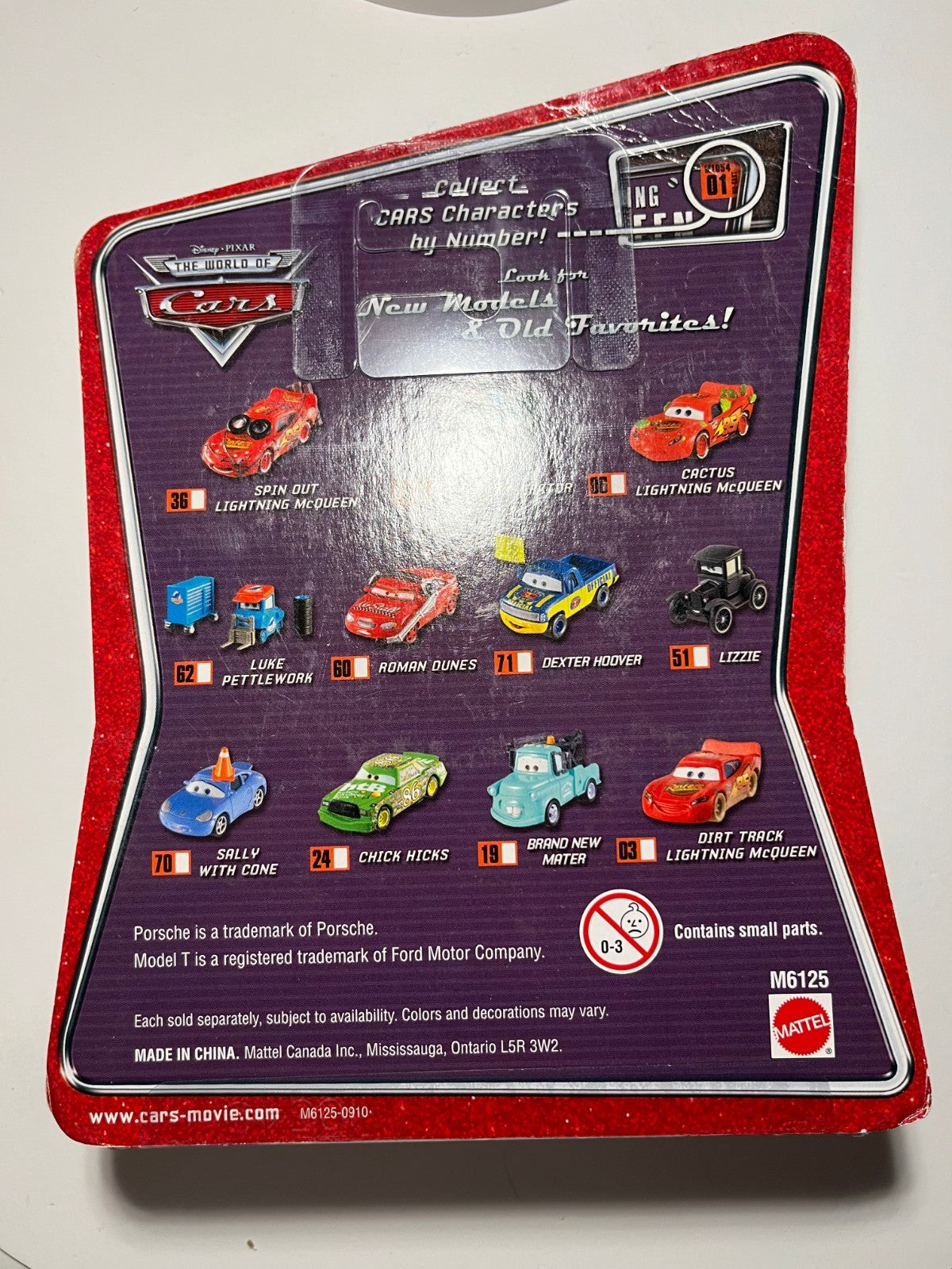 Voiture Cars Disney Pixar Dexter Hoover