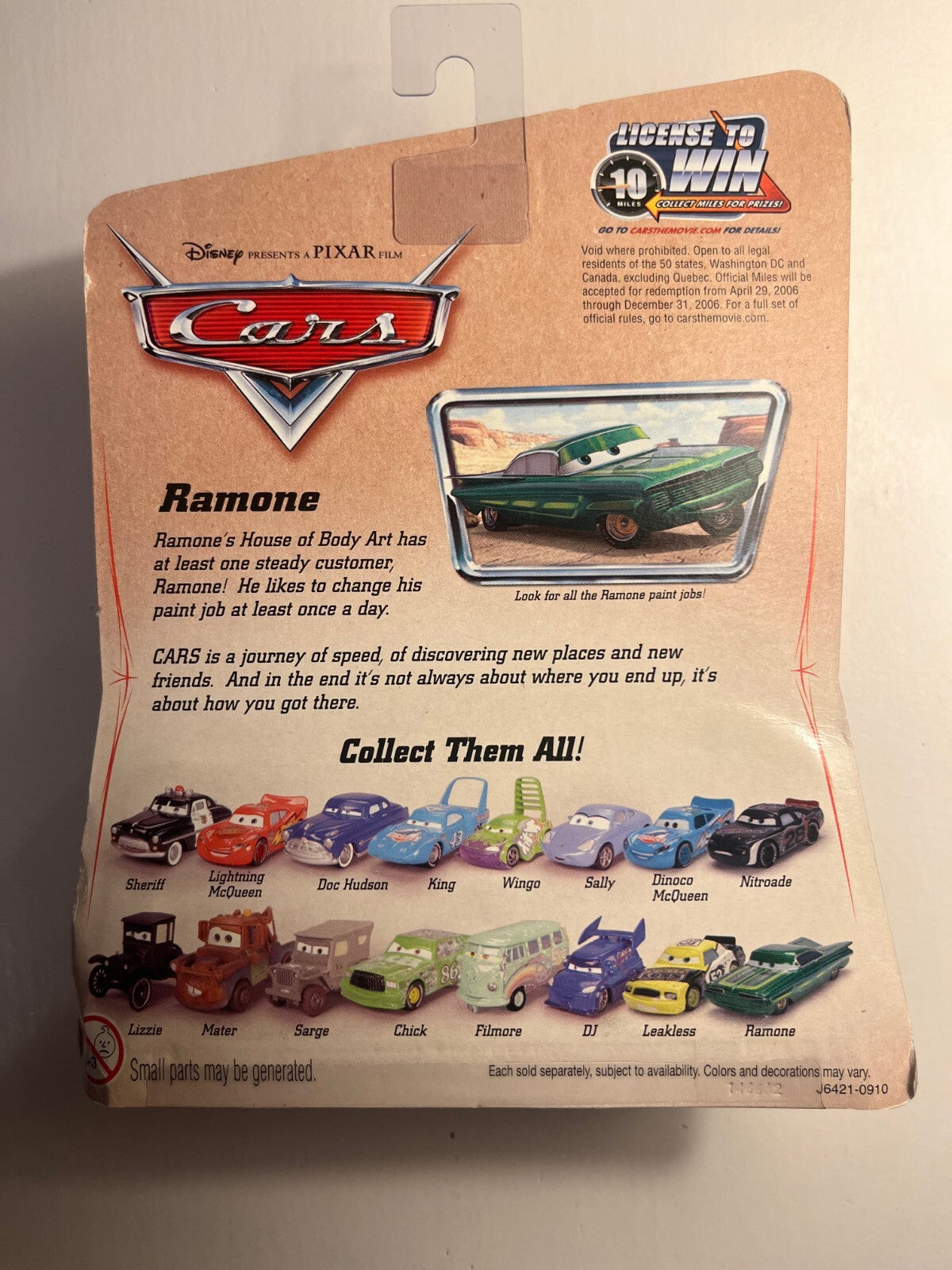 Voiture Cars Disney Pixar Ramone