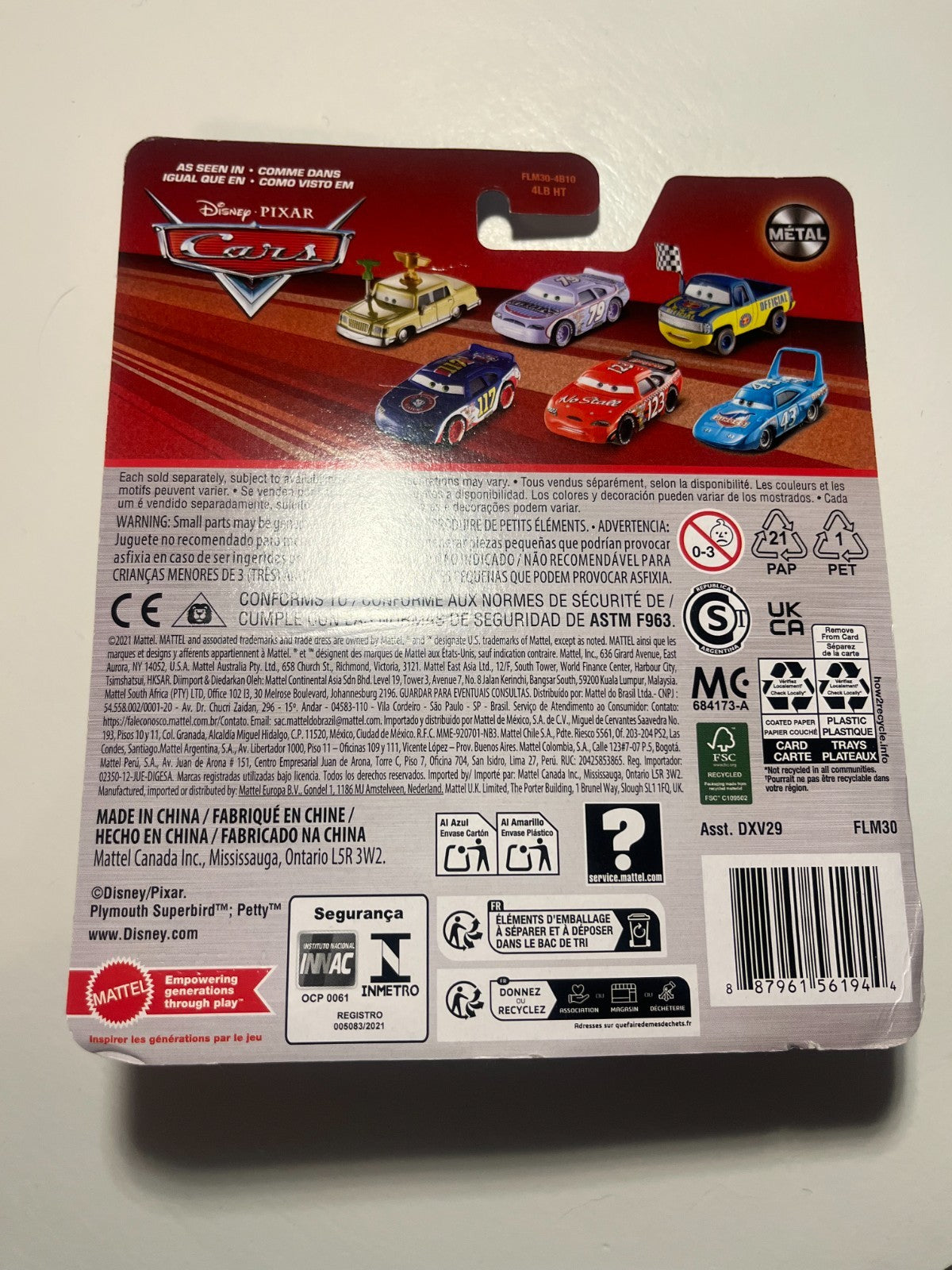 Voiture Cars Disney Pixar Marlon "clutches" McKay