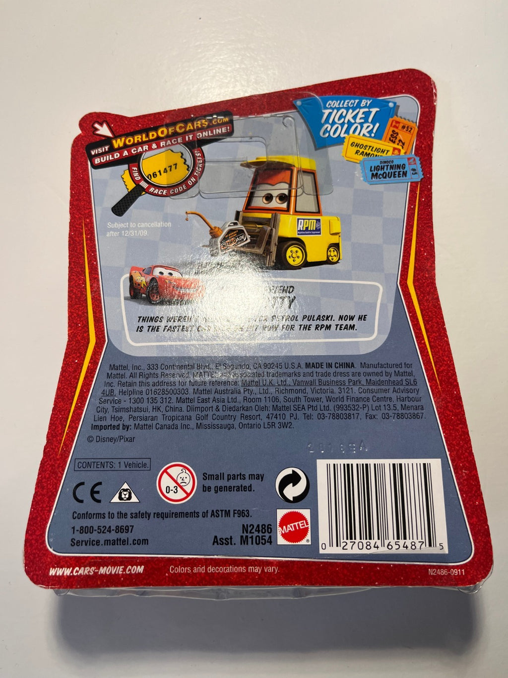 Voiture Cars Disney Pixar Edwin Kranks