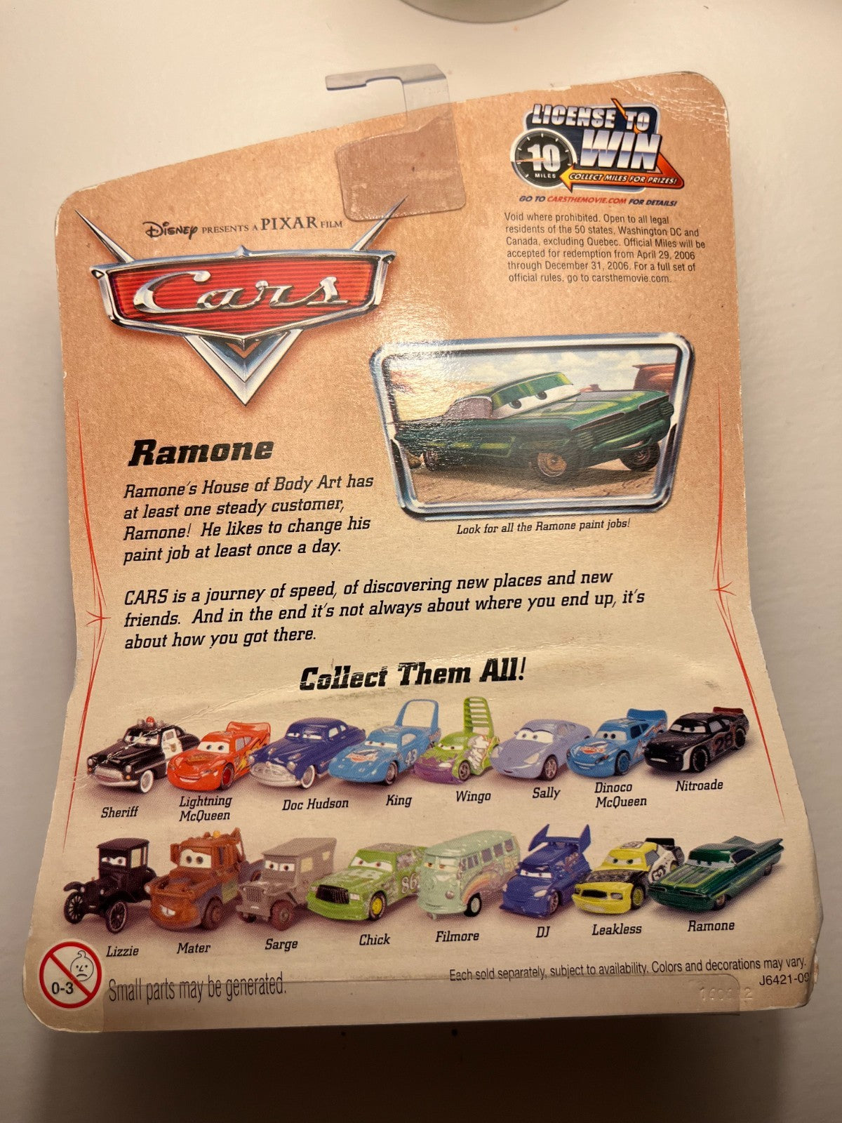 Voiture Cars Disney Pixar Ramone