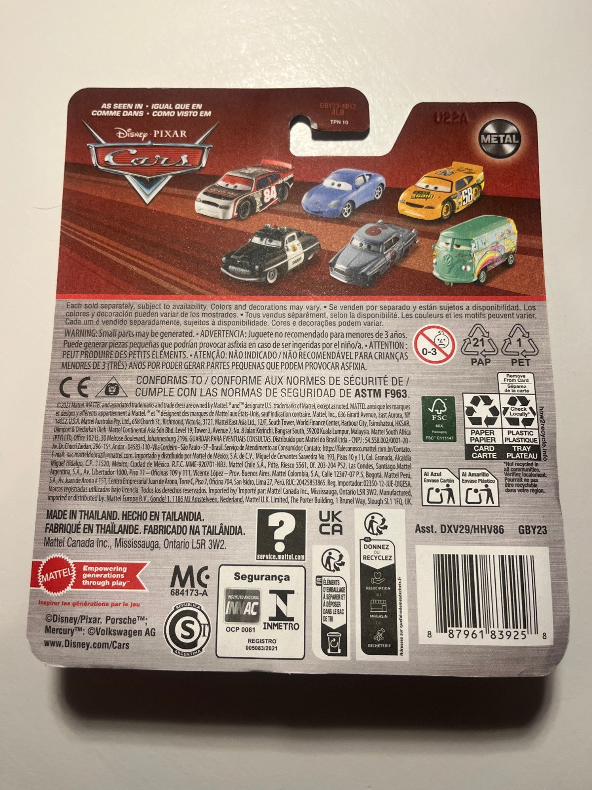 Voiture Cars Disney Pixar Chuck Armstrong