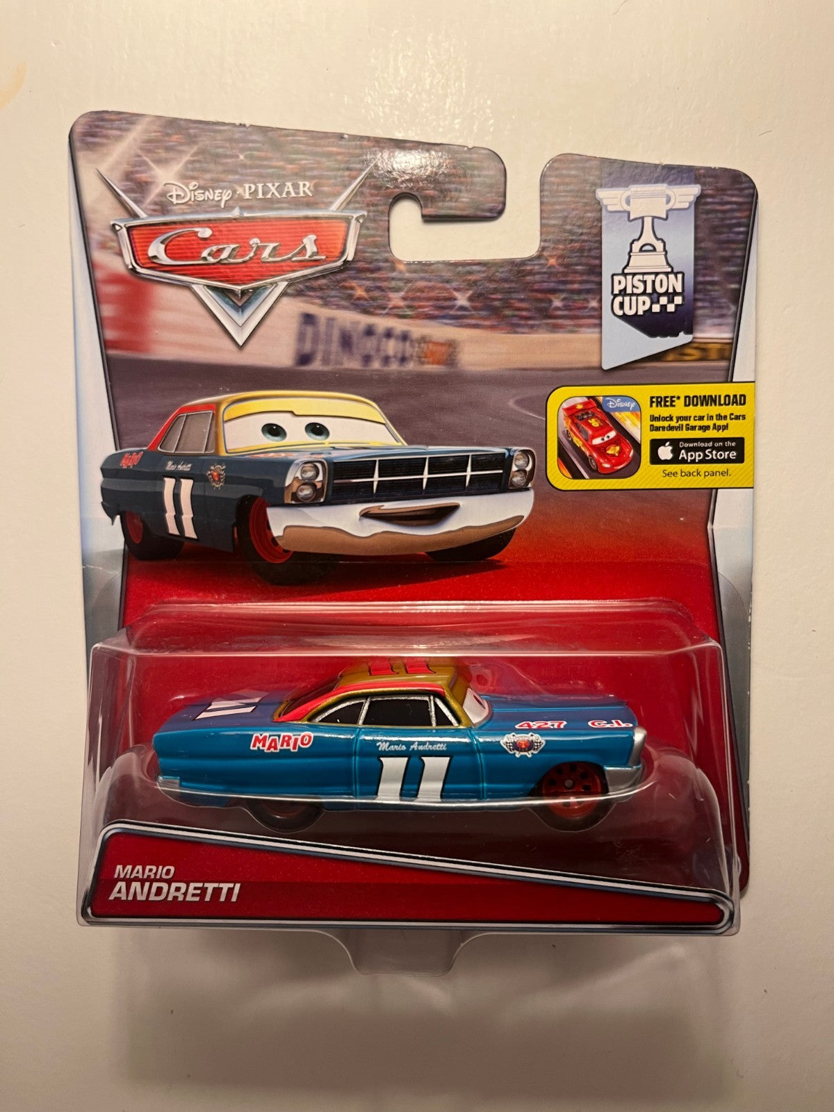 Voiture Cars Disney Pixar Mario Andretti